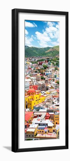 ¡Viva Mexico! Panoramic Collection - Guanajuato Colorful Cityscape V-Philippe Hugonnard-Framed Photographic Print