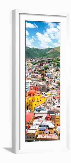 ¡Viva Mexico! Panoramic Collection - Guanajuato Colorful Cityscape V-Philippe Hugonnard-Framed Photographic Print