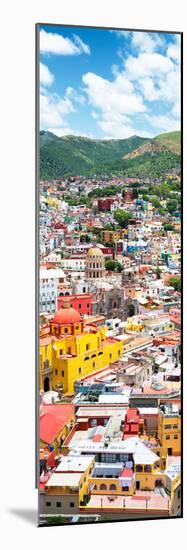 ¡Viva Mexico! Panoramic Collection - Guanajuato Colorful Cityscape V-Philippe Hugonnard-Mounted Photographic Print