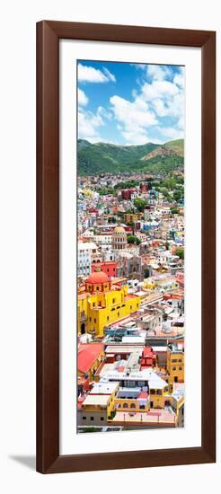 ¡Viva Mexico! Panoramic Collection - Guanajuato Colorful Cityscape V-Philippe Hugonnard-Framed Photographic Print