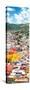 ¡Viva Mexico! Panoramic Collection - Guanajuato Colorful Cityscape V-Philippe Hugonnard-Stretched Canvas