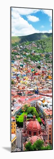 ¡Viva Mexico! Panoramic Collection - Guanajuato Colorful Cityscape VI-Philippe Hugonnard-Mounted Photographic Print