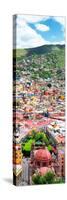 ¡Viva Mexico! Panoramic Collection - Guanajuato Colorful Cityscape VI-Philippe Hugonnard-Stretched Canvas
