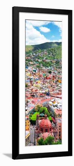 ¡Viva Mexico! Panoramic Collection - Guanajuato Colorful Cityscape VI-Philippe Hugonnard-Framed Photographic Print