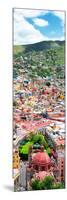 ¡Viva Mexico! Panoramic Collection - Guanajuato Colorful Cityscape VI-Philippe Hugonnard-Mounted Photographic Print