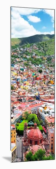 ¡Viva Mexico! Panoramic Collection - Guanajuato Colorful Cityscape VI-Philippe Hugonnard-Mounted Photographic Print