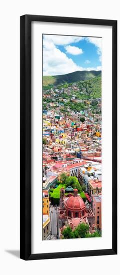 ¡Viva Mexico! Panoramic Collection - Guanajuato Colorful Cityscape VI-Philippe Hugonnard-Framed Premium Photographic Print