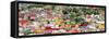 ¡Viva Mexico! Panoramic Collection - Guanajuato Colorful Cityscape VIII-Philippe Hugonnard-Framed Stretched Canvas