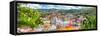 ¡Viva Mexico! Panoramic Collection - Guanajuato Colorful Cityscape X-Philippe Hugonnard-Framed Stretched Canvas