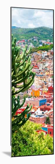 ¡Viva Mexico! Panoramic Collection - Guanajuato Colorful Cityscape XII-Philippe Hugonnard-Mounted Photographic Print