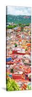 ¡Viva Mexico! Panoramic Collection - Guanajuato Colorful Cityscape XIII-Philippe Hugonnard-Stretched Canvas