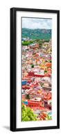 ¡Viva Mexico! Panoramic Collection - Guanajuato Colorful Cityscape XIII-Philippe Hugonnard-Framed Photographic Print