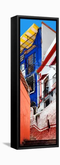 ¡Viva Mexico! Panoramic Collection - Guanajuato Facade II-Philippe Hugonnard-Framed Stretched Canvas
