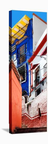 ¡Viva Mexico! Panoramic Collection - Guanajuato Facade II-Philippe Hugonnard-Stretched Canvas