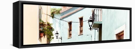 ¡Viva Mexico! Panoramic Collection - Guanajuato Facades II-Philippe Hugonnard-Framed Stretched Canvas