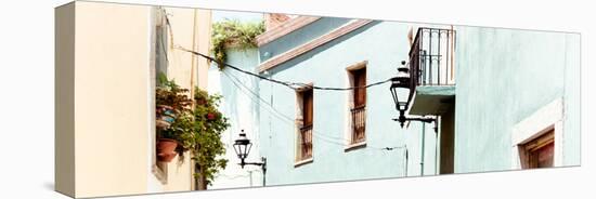 ¡Viva Mexico! Panoramic Collection - Guanajuato Facades II-Philippe Hugonnard-Stretched Canvas