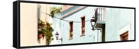 ¡Viva Mexico! Panoramic Collection - Guanajuato Facades II-Philippe Hugonnard-Framed Stretched Canvas