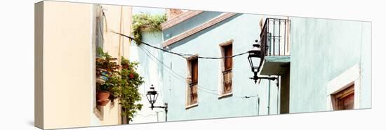 ¡Viva Mexico! Panoramic Collection - Guanajuato Facades II-Philippe Hugonnard-Stretched Canvas