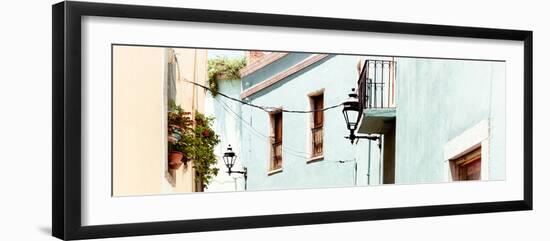 ¡Viva Mexico! Panoramic Collection - Guanajuato Facades II-Philippe Hugonnard-Framed Premium Photographic Print