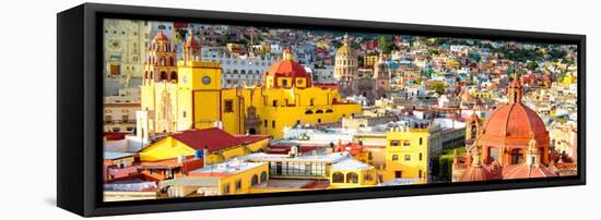 ¡Viva Mexico! Panoramic Collection - Guanajuato II-Philippe Hugonnard-Framed Stretched Canvas