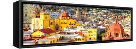 ¡Viva Mexico! Panoramic Collection - Guanajuato II-Philippe Hugonnard-Framed Stretched Canvas