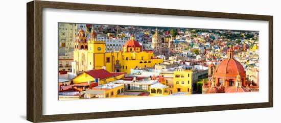 ¡Viva Mexico! Panoramic Collection - Guanajuato II-Philippe Hugonnard-Framed Photographic Print