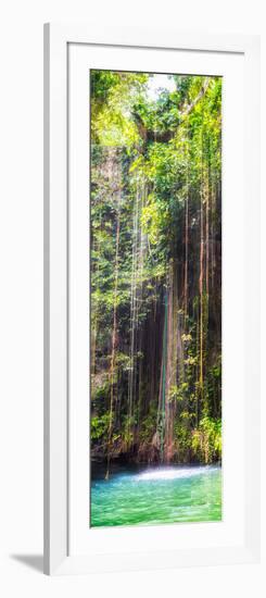 ¡Viva Mexico! Panoramic Collection - Hanging Roots of Ik-Kil Cenote IV-Philippe Hugonnard-Framed Photographic Print