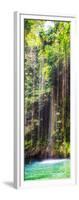 ¡Viva Mexico! Panoramic Collection - Hanging Roots of Ik-Kil Cenote IV-Philippe Hugonnard-Framed Photographic Print