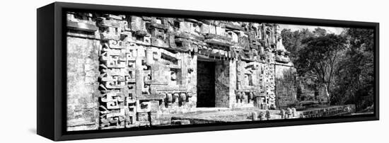 ¡Viva Mexico! Panoramic Collection - Hochob Mayan Pyramid II-Philippe Hugonnard-Framed Stretched Canvas