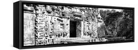 ¡Viva Mexico! Panoramic Collection - Hochob Mayan Pyramid II-Philippe Hugonnard-Framed Stretched Canvas