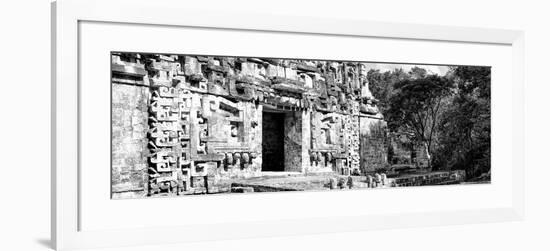 ¡Viva Mexico! Panoramic Collection - Hochob Mayan Pyramid II-Philippe Hugonnard-Framed Photographic Print