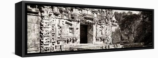 ¡Viva Mexico! Panoramic Collection - Hochob Mayan Pyramid IV-Philippe Hugonnard-Framed Stretched Canvas