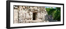 ¡Viva Mexico! Panoramic Collection - Hochob Mayan Pyramid-Philippe Hugonnard-Framed Photographic Print