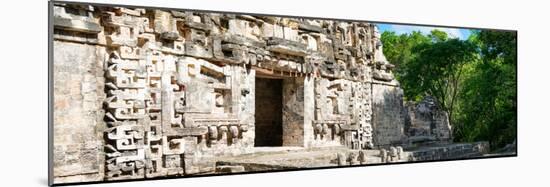 ¡Viva Mexico! Panoramic Collection - Hochob Mayan Pyramid-Philippe Hugonnard-Mounted Photographic Print