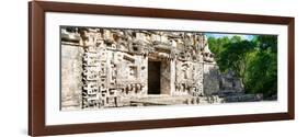 ¡Viva Mexico! Panoramic Collection - Hochob Mayan Pyramid-Philippe Hugonnard-Framed Photographic Print