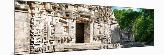 ¡Viva Mexico! Panoramic Collection - Hochob Mayan Pyramid-Philippe Hugonnard-Mounted Photographic Print