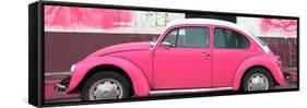 ¡Viva Mexico! Panoramic Collection - Hot Pink VW Beetle-Philippe Hugonnard-Framed Stretched Canvas