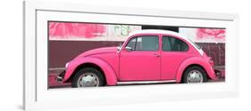 ¡Viva Mexico! Panoramic Collection - Hot Pink VW Beetle-Philippe Hugonnard-Framed Photographic Print