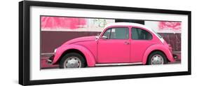 ¡Viva Mexico! Panoramic Collection - Hot Pink VW Beetle-Philippe Hugonnard-Framed Photographic Print