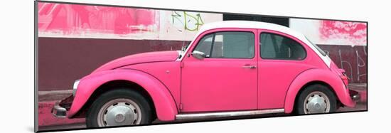 ¡Viva Mexico! Panoramic Collection - Hot Pink VW Beetle-Philippe Hugonnard-Mounted Photographic Print