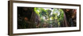 ¡Viva Mexico! Panoramic Collection - Ik-Kil Cenote-Philippe Hugonnard-Framed Photographic Print