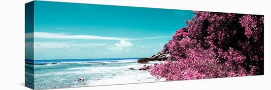 ¡Viva Mexico! Panoramic Collection - Isla Mujeres Coastline II-Philippe Hugonnard-Stretched Canvas
