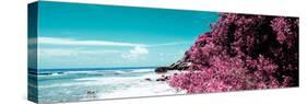 ¡Viva Mexico! Panoramic Collection - Isla Mujeres Coastline II-Philippe Hugonnard-Stretched Canvas