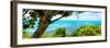 ¡Viva Mexico! Panoramic Collection - Isla Mujeres Coastline III-Philippe Hugonnard-Framed Photographic Print