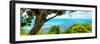 ¡Viva Mexico! Panoramic Collection - Isla Mujeres Coastline III-Philippe Hugonnard-Framed Photographic Print