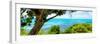 ¡Viva Mexico! Panoramic Collection - Isla Mujeres Coastline III-Philippe Hugonnard-Framed Photographic Print