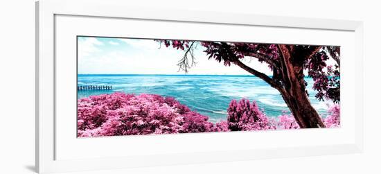 ¡Viva Mexico! Panoramic Collection - Isla Mujeres Coastline IV-Philippe Hugonnard-Framed Photographic Print