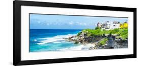 ¡Viva Mexico! Panoramic Collection - Isla Mujeres Coastline VI-Philippe Hugonnard-Framed Photographic Print