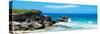 ¡Viva Mexico! Panoramic Collection - Isla Mujeres Coastline VII-Philippe Hugonnard-Stretched Canvas