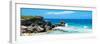 ¡Viva Mexico! Panoramic Collection - Isla Mujeres Coastline VII-Philippe Hugonnard-Framed Photographic Print